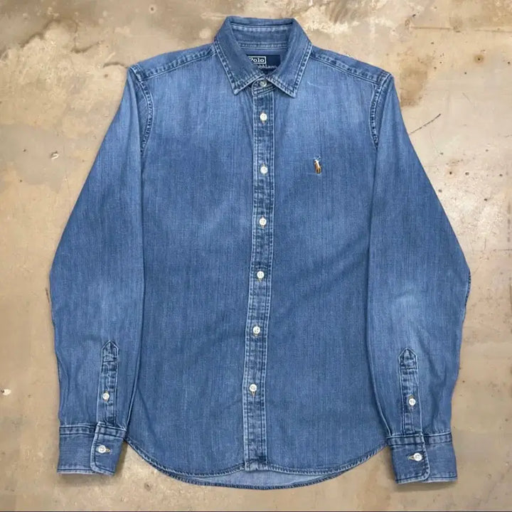 [BUNJANG] Polo Ralph Lauren Chambray Denim Shirt / 여성 폴로 랄프로렌 샴브레이 데님 셔츠
