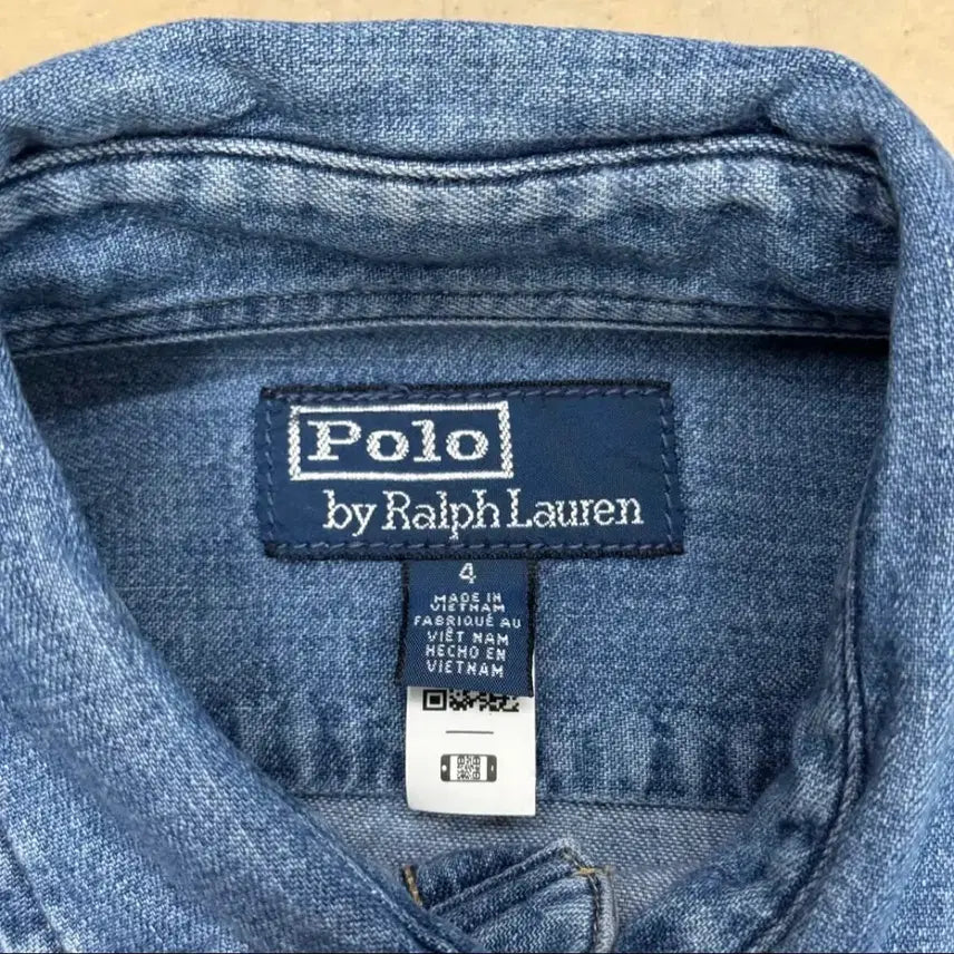 [BUNJANG] Polo Ralph Lauren Chambray Denim Shirt / 여성 폴로 랄프로렌 샴브레이 데님 셔츠