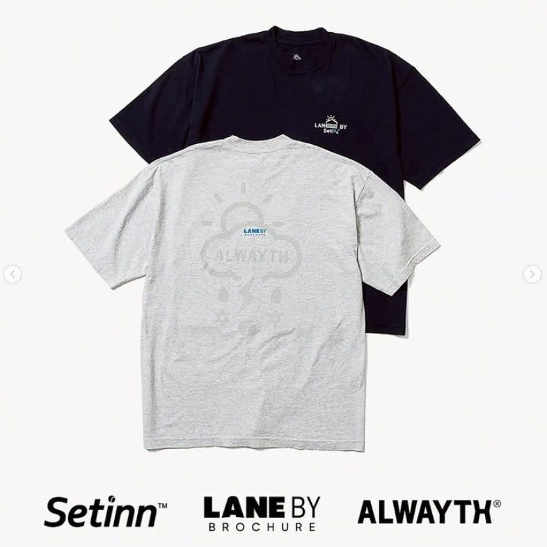 [BUNJANG] Brochure x Setinn x Alwayth Collaboration T-shirt XXL / Brochure x Setinn x Alwayth 프루프 티셔츠 XXL