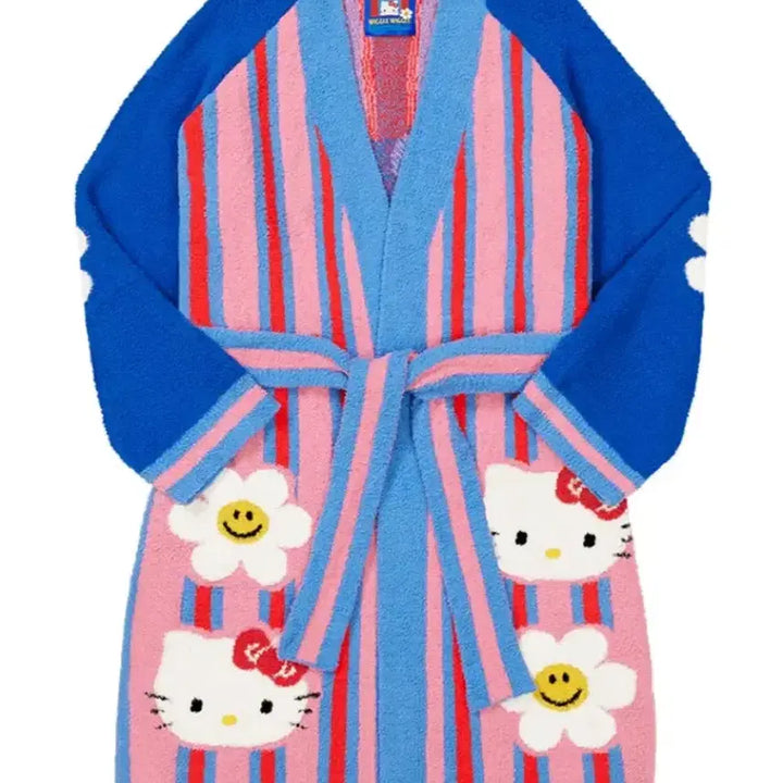 [BUNJANG] Hello Kitty Wiggle Wiggle Collaboration Robe / 헬로키티 위글위글 로브