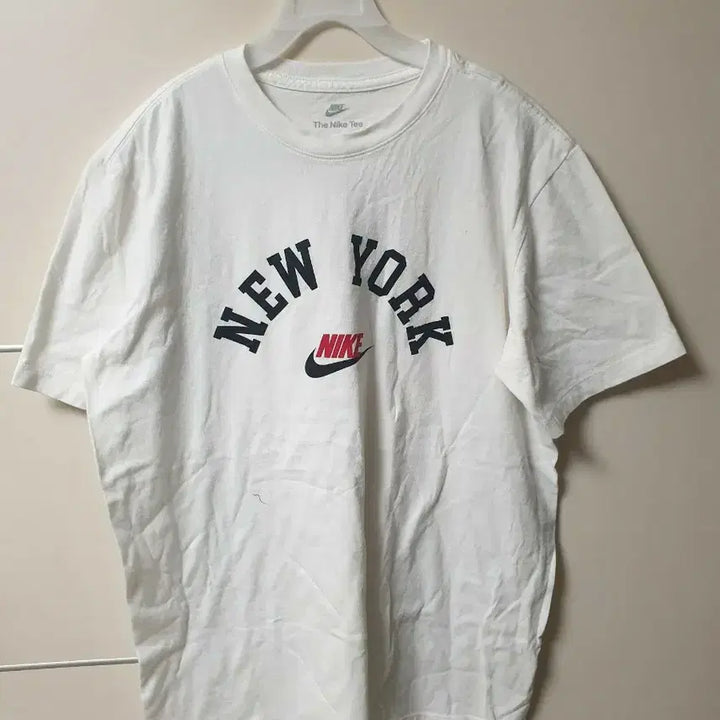 [BUNJANG] Nike New York Short Sleeve T-Shirt White Women&