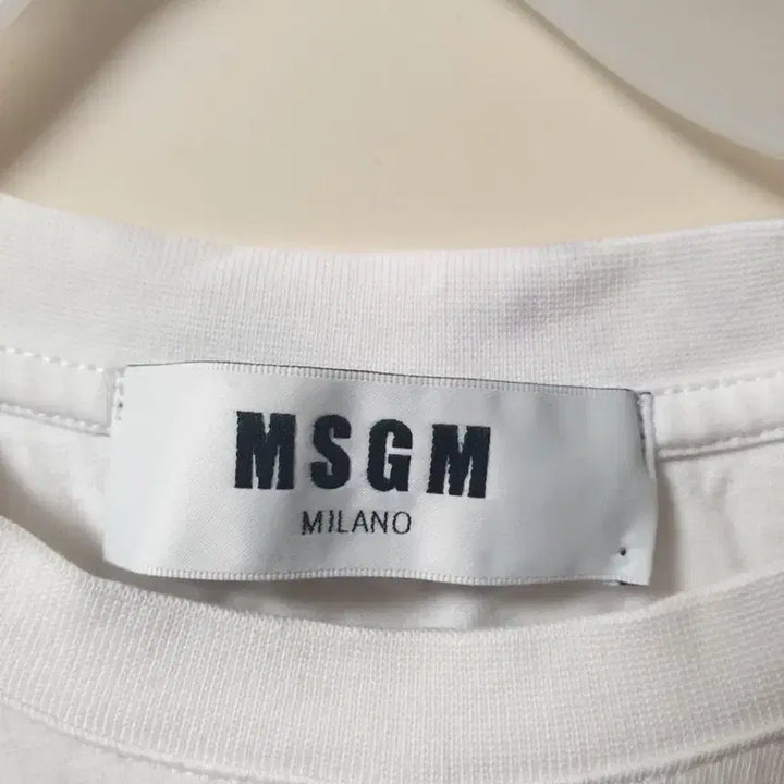 [SOLD OUT] [여성] MSGM 밀라노 화이트 반팔 티셔츠