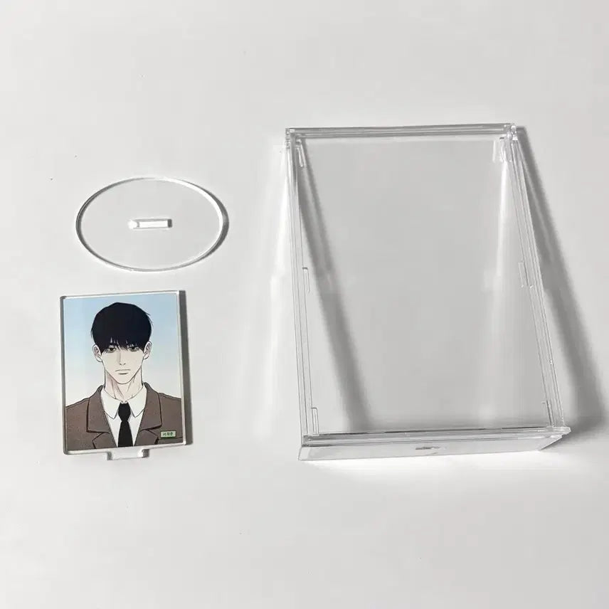 [BUNJANG] 언슬립 서채준 증명사진 아크릴 스탠드 + 엽서 전시 프박 케이스 홀더 / 언슬립 서채준 증명사진 아크릴 스탠드 + 엽서 전시 프박 케이스 홀더