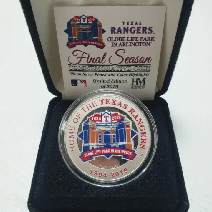 [BUNJANG] MLB Texas Rangers Globe Life Park Final Season Commemorative Coin / MLB 텍사스 레인저스 기념 코인 (글로브 라이프 파크 마지막 시즌) 판