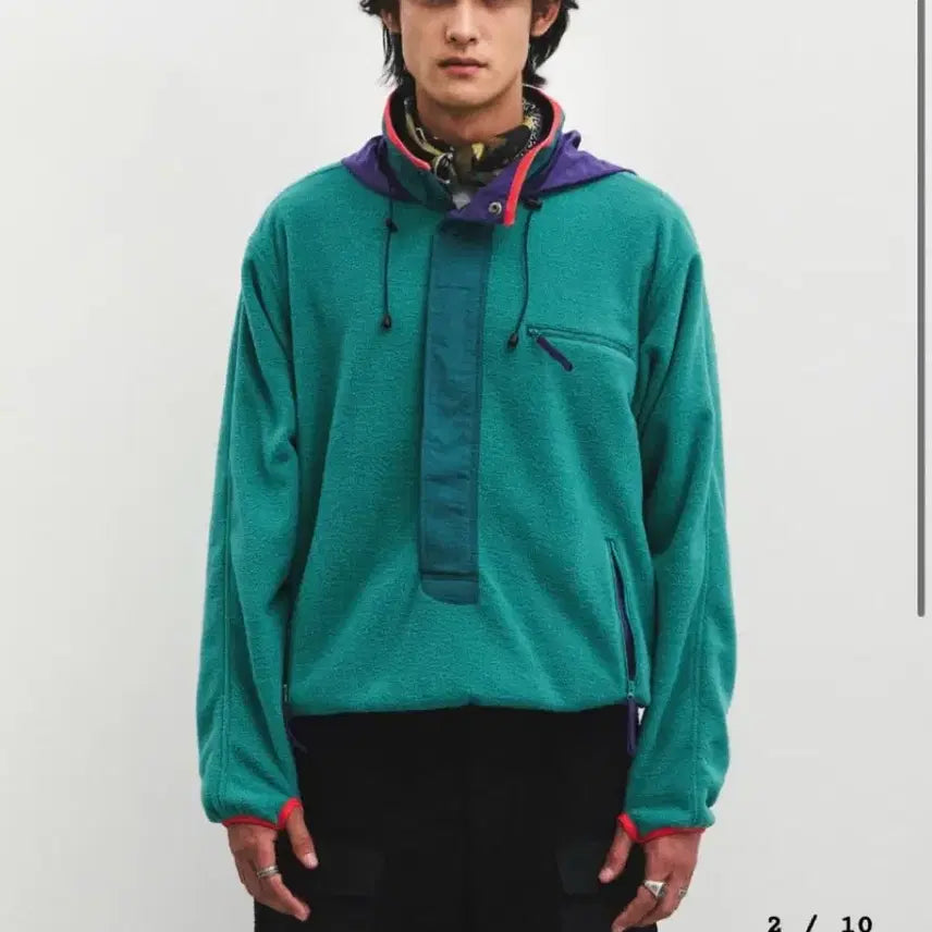 [BUNJANG] Eastlogue Summit Anorak Fleece Parka (XL) / 이스트로그 서밋 아노락 플리스 파카 xl 극미중고