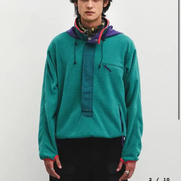 [BUNJANG] Eastlogue Summit Anorak Fleece Parka (XL) / 이스트로그 서밋 아노락 플리스 파카 xl 극미중고