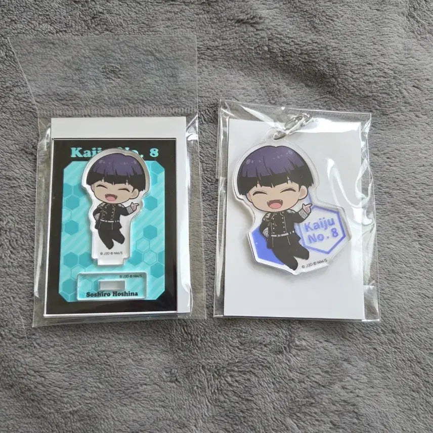 [BUNJANG] Kaiju No. 8 Hoshina Acrylic Stand &amp; Keychain Bundle Set / 괴수 8호 호시나 아크릴스탠드 키링 일괄