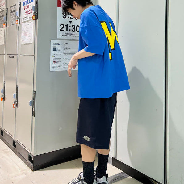 [BUNJANG] Min-nano x Beams x Champion T-shirt Blue L / 민나노 x 빔즈 x 챔피온 티셔츠 블루 L