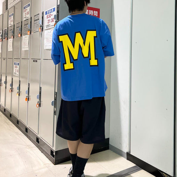 [BUNJANG] Min-nano x Beams x Champion T-shirt Blue L / 민나노 x 빔즈 x 챔피온 티셔츠 블루 L