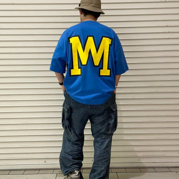 [BUNJANG] Min-nano x Beams x Champion T-shirt Blue L / 민나노 x 빔즈 x 챔피온 티셔츠 블루 L