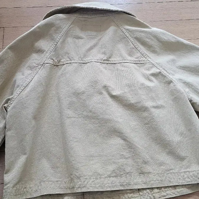 [BUNJANG] Zara Yellow Beige Double Short Trench Jacket / 자라 옐로우베이지 더블숏 트렌치자켓
