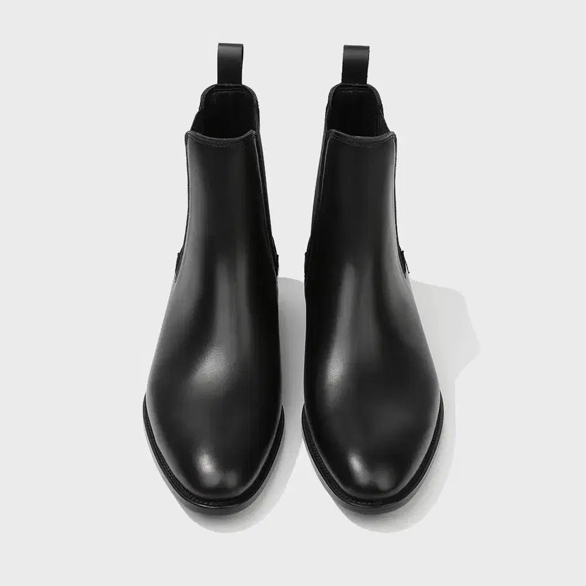 [BUNJANG] Firenze Atelier 3338 Black FG Cow Leather Chelsea Boots / [255] 피렌체아뜨리에 3338 [BLACK FG] 남자첼시부츠
