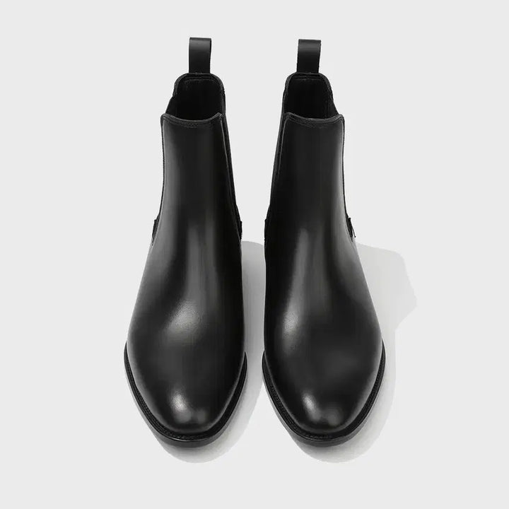 [BUNJANG] Firenze Atelier 3338 Black FG Cow Leather Chelsea Boots / [255] 피렌체아뜨리에 3338 [BLACK FG] 남자첼시부츠