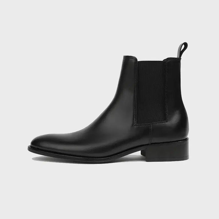 [BUNJANG] Firenze Atelier 3338 Black FG Cow Leather Chelsea Boots / [255] 피렌체아뜨리에 3338 [BLACK FG] 남자첼시부츠