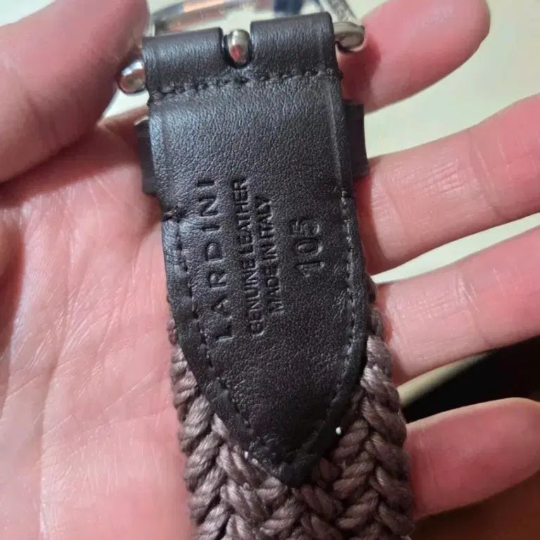 [BUNJANG] Lardini Fabric Belt 105 / 라르디니 패브릭 벨트 105사이즈 새제품 판매합니다.