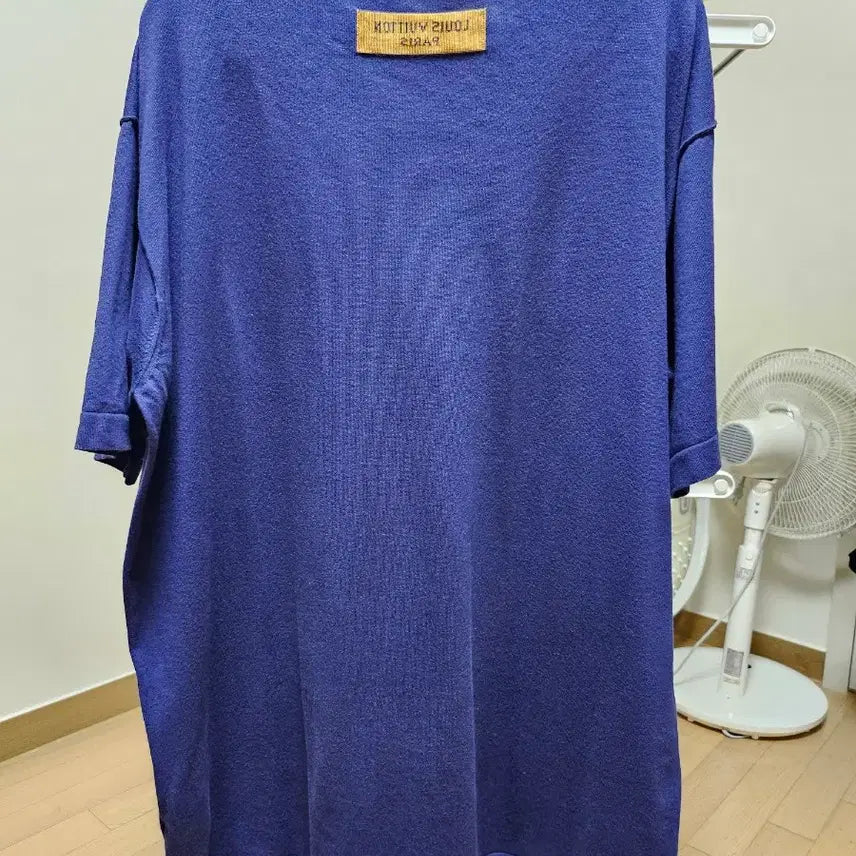 [BUNJANG] Louis Vuitton Script Logo Short Sleeve Intarsia Knit XL / 루이비통 스크립트 로고 반팔 인타르시아니트 XL