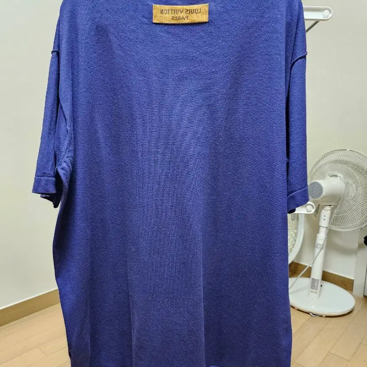 [BUNJANG] Louis Vuitton Script Logo Short Sleeve Intarsia Knit XL / 루이비통 스크립트 로고 반팔 인타르시아니트 XL