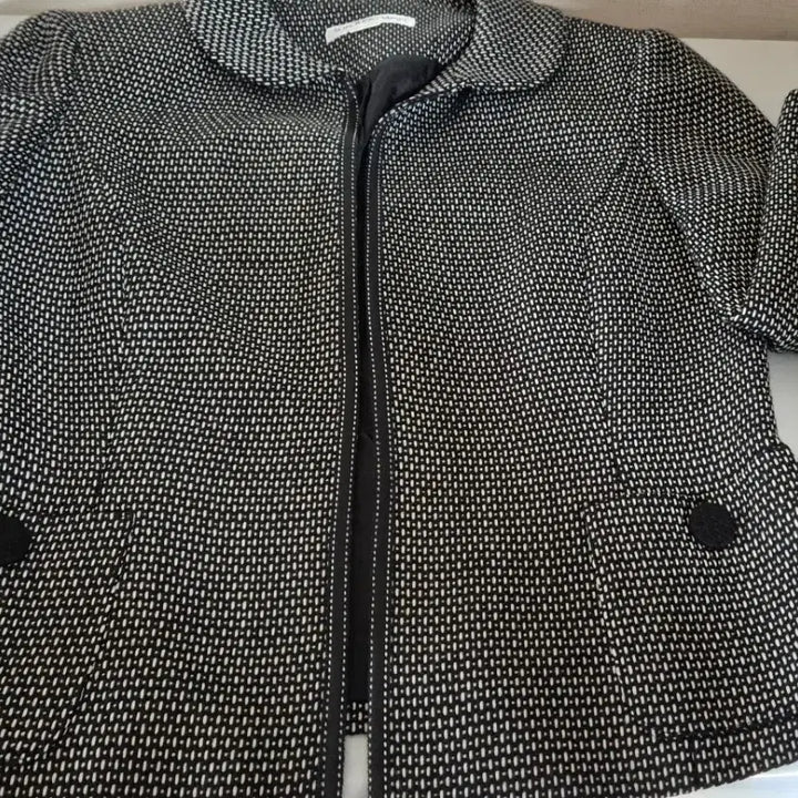 [BUNJANG] Son Jung Wan Tweed Jacket / 백화점판 손정완 8부 모100% 봄 트위드 자켓