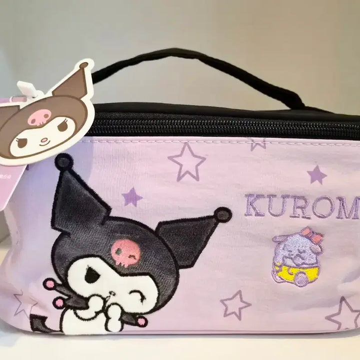 [BUNJANG] Sanrio Kuromi Pastel Purple Pouch Bag / 산리오 쿠로미 파우치 가방 퍼플 새상품