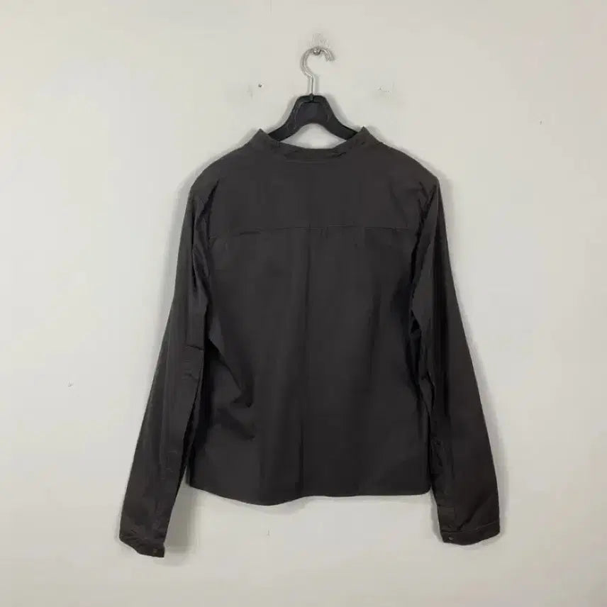[BUNJANG] Gucci Lambskin Tie Neck Shirt / Gucci 구찌 양가죽 타이 넥 셔츠 42 <454>
