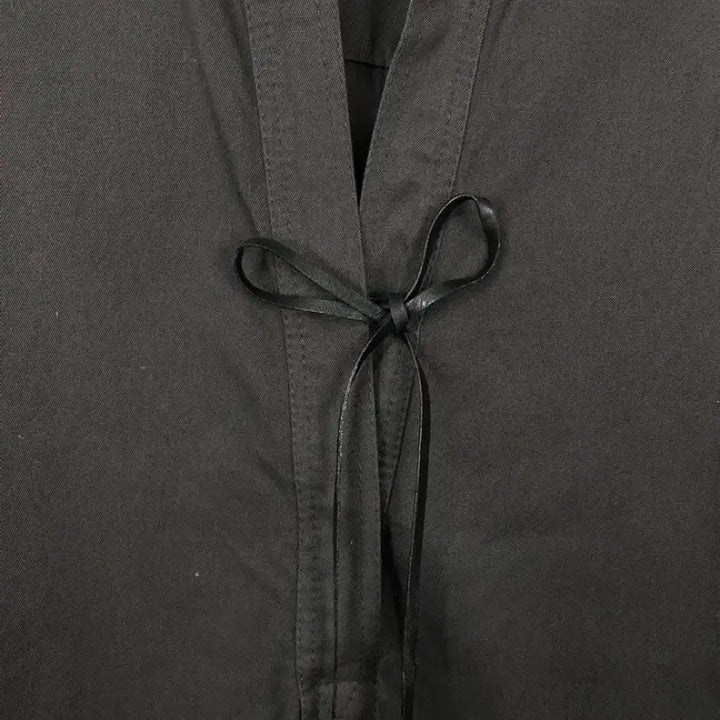 [BUNJANG] Gucci Lambskin Tie Neck Shirt / Gucci 구찌 양가죽 타이 넥 셔츠 42 <454>