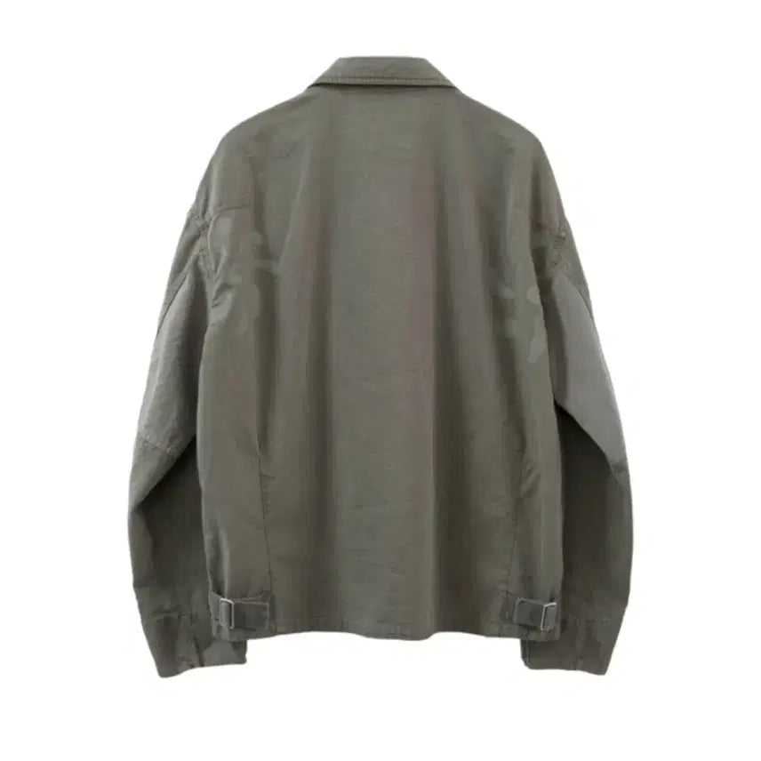 [BUNJANG] Polyteru HANK Swing Top Jacket Sage 24SS / [3] 폴리테루 행크 스윙탑 자켓 세이지 24SS ( 복 글자 X )