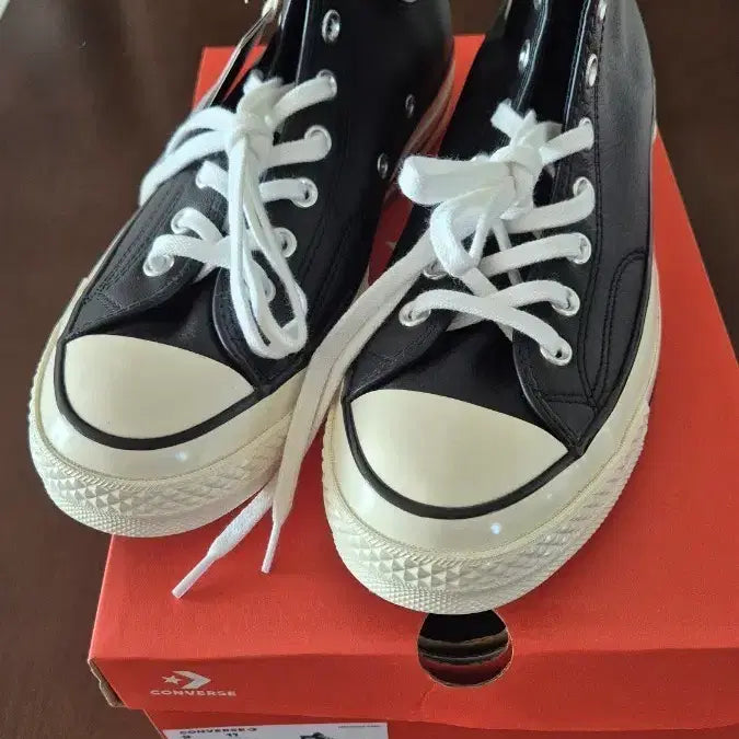 [SOLD OUT] 척 70 하이 레더 블랙  275사이즈A07200C 새상품 무배