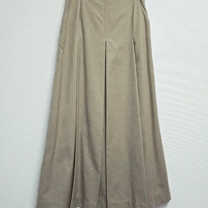 [BUNJANG] Mohan Beige Pleated Long Skirt (Size S) / mohan 베이지 플리츠 롱 스커트S