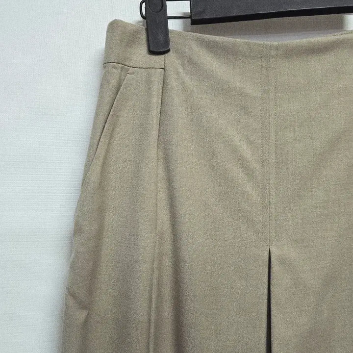 [BUNJANG] Mohan Beige Pleated Long Skirt (Size S) / mohan 베이지 플리츠 롱 스커트S