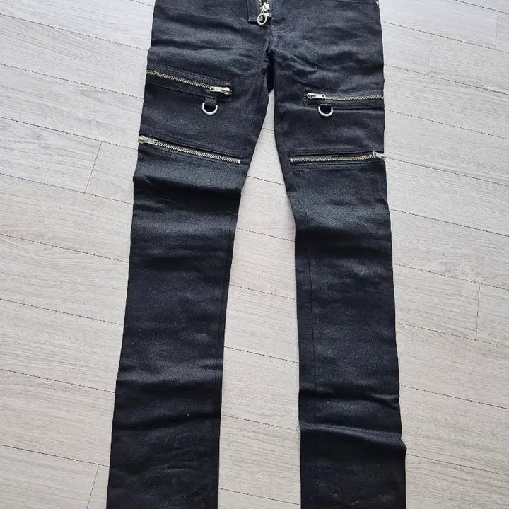 [BUNJANG] Anotheryouth Multi Zipper Black Pants / 어나더유스 멀티 지퍼 블랙 팬츠