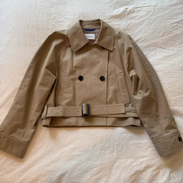 [BUNJANG] KUHO PLUS Trench Short Jacket / 구호플러스 트렌치 숏 자켓