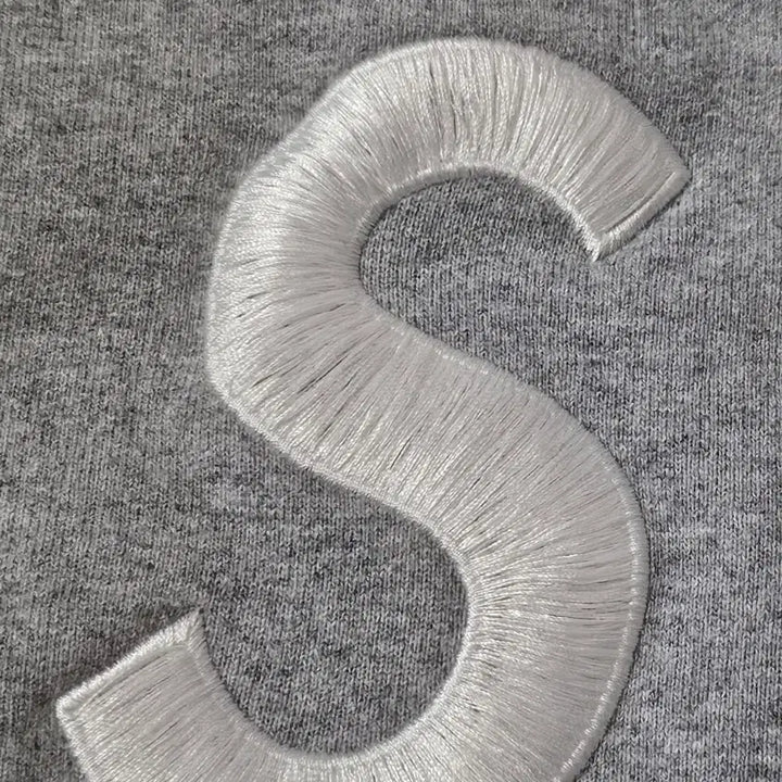 [SOLD OUT] 슈프림 S로고 후드집업 헤더그레이 - 25fw