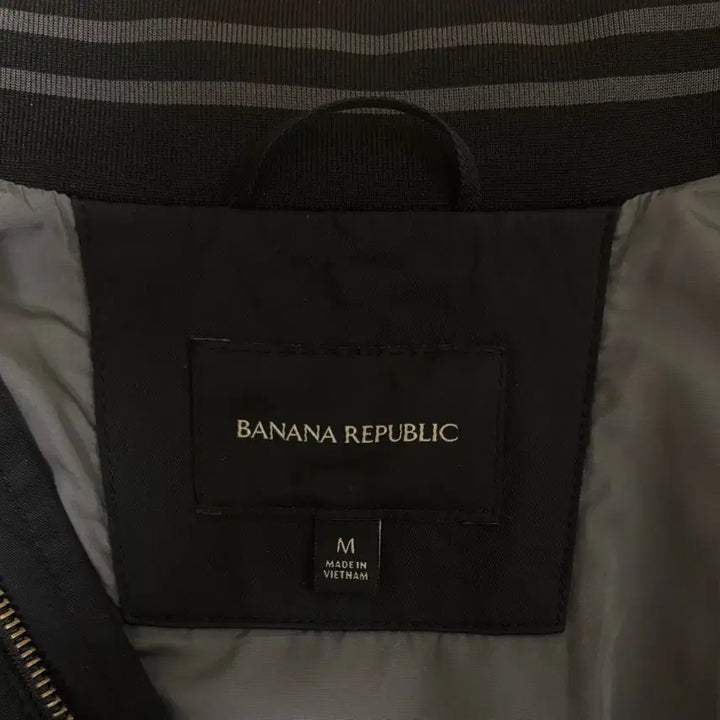 [BUNJANG] Banana Republic Black Bomber Jacket M / 바나나리퍼블릭 블랙 봄버 봄 자켓 M