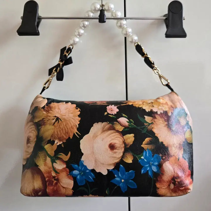 [BUNJANG] Icatrina Flower Pattern Shoulder Bag / 이카트리나 플라워 패턴 숄더백