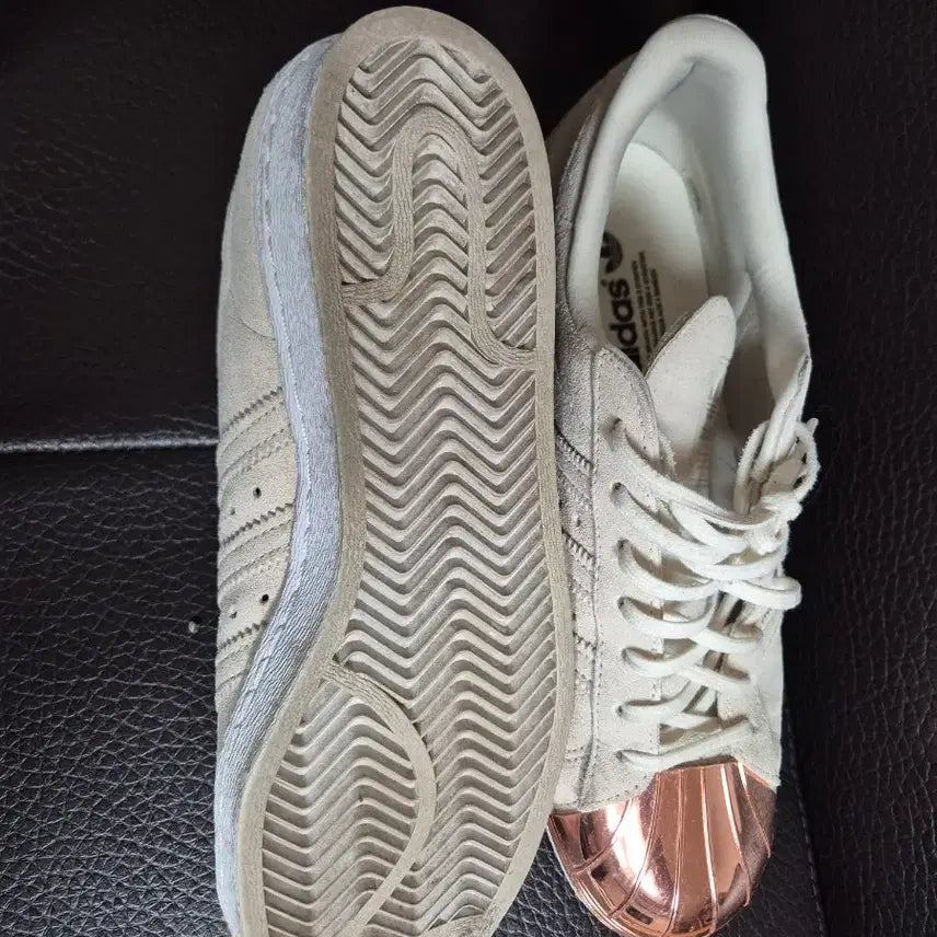 [BUNJANG] Adidas Superstar Ivory Rose Gold (265) / 아디다스 슈퍼스타 아이보리 / 로즈골드