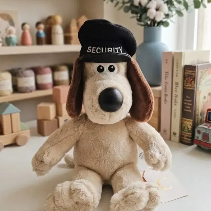 [BUNJANG] Wallace &amp; Gromit Gromit Pilot/Sheriff Plush Keychain New / 월레스와 그로밋 그로밋 조종사/보안관 인형 키링 새상품
