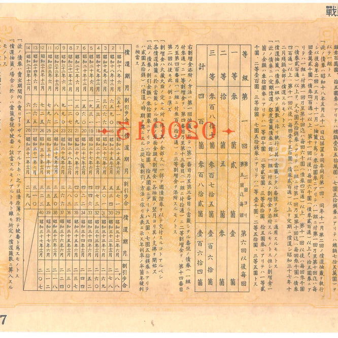 [BUNJANG] Japanese 7th Exhibition Savings Bond - 15 Yen (Gold) / 일본권업은행 제7회 전시저축채권 금15원 ZK2665