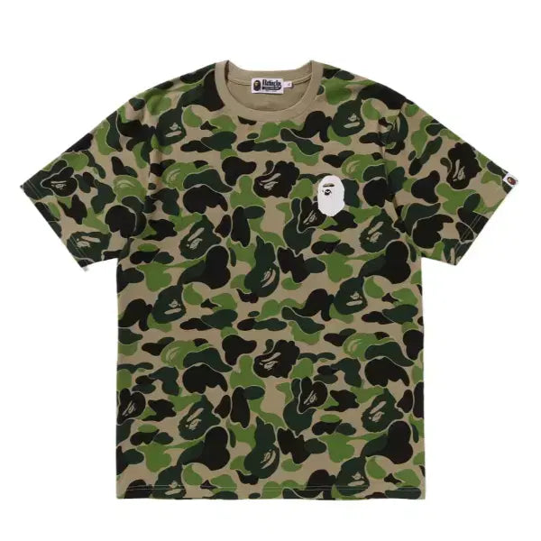 [BUNJANG] A Bathing Ape ABC Camo ASNKA T-Shirt Green L / 베이프 111 ABC 카모 ASNKA 티셔츠 그린 L