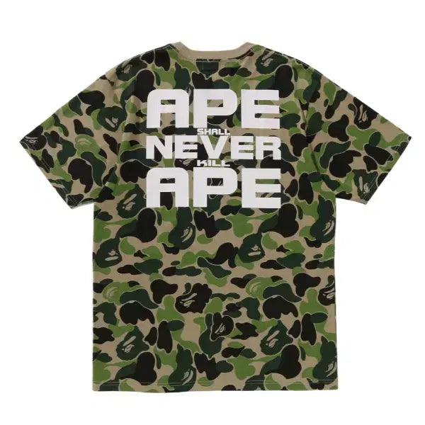 [BUNJANG] A Bathing Ape ABC Camo ASNKA T-Shirt Green L / 베이프 111 ABC 카모 ASNKA 티셔츠 그린 L