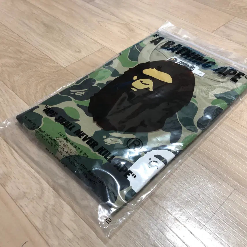 [BUNJANG] A Bathing Ape ABC Camo ASNKA T-Shirt Green L / 베이프 111 ABC 카모 ASNKA 티셔츠 그린 L