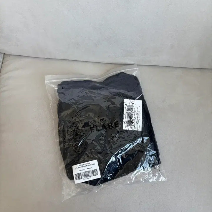 [BUNJANG] Flare Up Layered Black Short Sleeve T-Shirt / 플레어업 레이어드 블랙 반팔 티셔츠 (새상품)