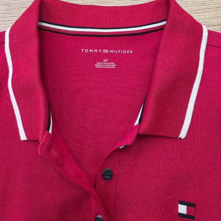 [BUNJANG] Tommy Hilfiger Red Pique Dress Size S / 타미힐피거 레드 피케 원피스 S