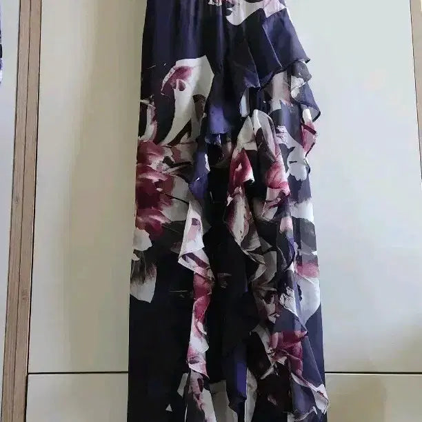 [BUNJANG] Betsy Adam Floral Print Ruffle Long Dress / 마국브랜드 BETSY ADAM  플라워 프린트 롱 원피스 프릴 장식55