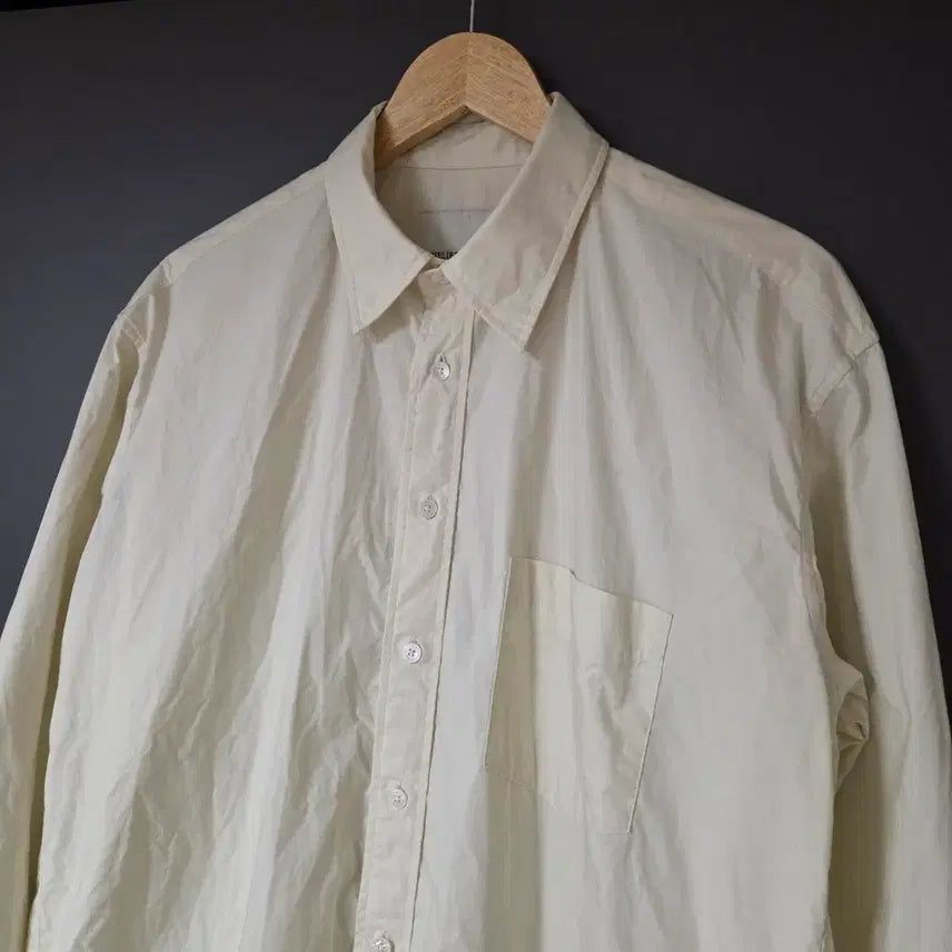 [BUNJANG] Atelier Del Dio Cotton Typewriter Comfort Shirt Lemon M / [M] 아틀리에 델디오 코튼 타입라이터 컴포트 셔츠 레몬 / 아뜰리에