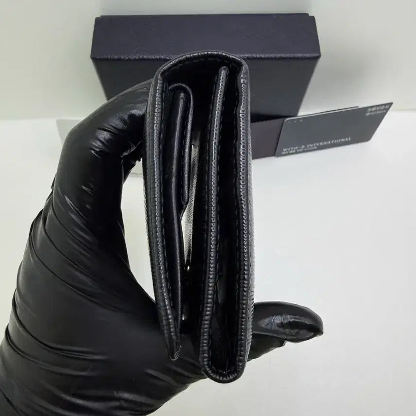 [BUNJANG] Prada Saffiano Bi-fold Wallet / 프라다 블랙 사피아노 반지갑