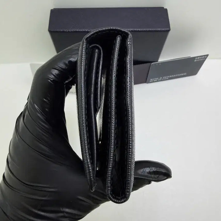 [BUNJANG] Prada Saffiano Bi-fold Wallet / 프라다 블랙 사피아노 반지갑