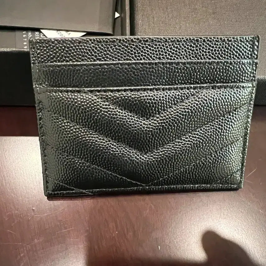 [BUNJANG] Yves Saint Laurent Cassandra Matelassé Card Wallet / 입생로랑 카산드라 마틀라세 카드지갑 금장