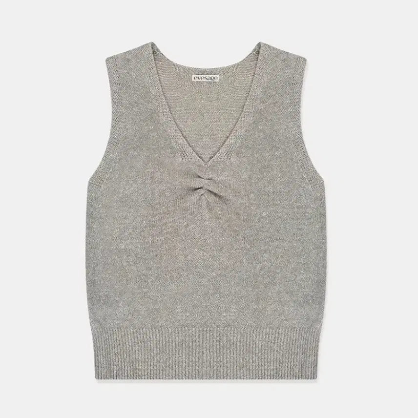 [BUNJANG] Eve Sage Knit Sleeveless Top / 이브세이지 니트 슬리브리스