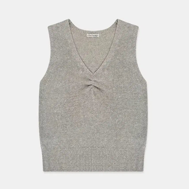 [BUNJANG] Eve Sage Knit Sleeveless Top / 이브세이지 니트 슬리브리스