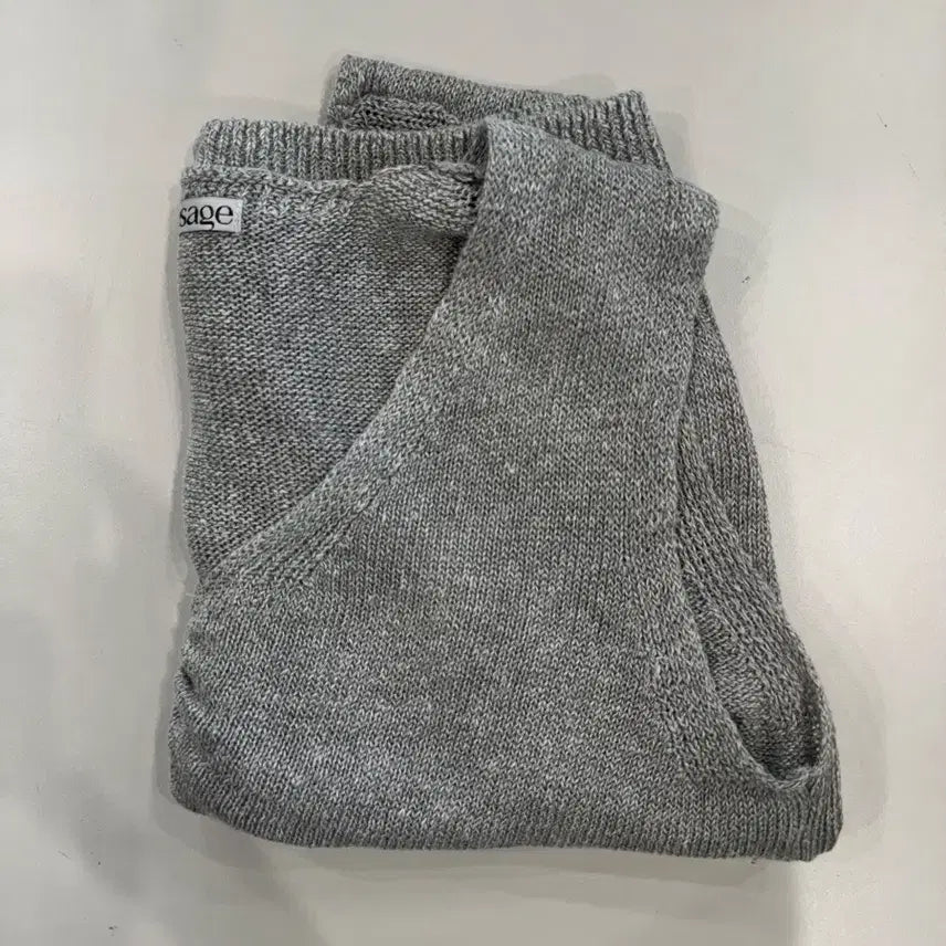 [BUNJANG] Eve Sage Knit Sleeveless Top / 이브세이지 니트 슬리브리스